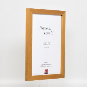 Cornice in legno effetto Profilo 52 color rovere 30x45 cm vetro museo