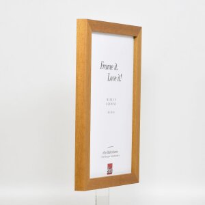Cornice in legno effetto Profilo 52 color rovere 30x45 cm vetro museo