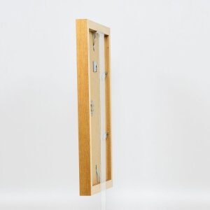 Cornice in legno effetto Profilo 52 color rovere 40x40 cm vetro museo