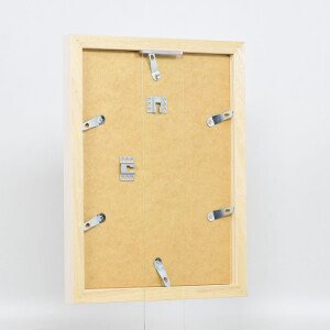 Cornice in legno effetto profilo 52 bianco 42x59,4 cm Vetro Museo