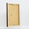 Cornice in legno effetto Profilo 52 marrone scuro 50x50 cm vetro museo