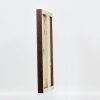 Cornice in legno effetto Profilo 52 marrone scuro 50x50 cm vetro museo