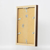 Cornice in legno effetto Profilo 52 marrone scuro 50x65 cm vetro museo