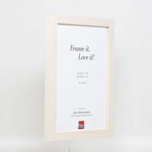 Cornice in legno effetto Profilo 52 bianco 60x60 cm Vetro Museo