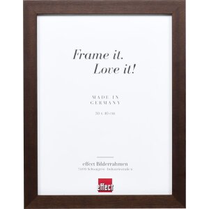 Cornice in legno effetto Profile 52 marrone scuro 14,8x21...