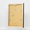 Cornice in legno effetto Profile 52 marrone scuro 14,8x21 cm vetro museale