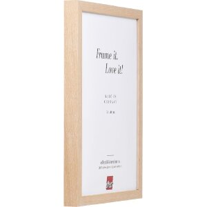 Cornice per foto in legno Effect Profilo 54 Quercia Calce 10x15 cm con vetro museale