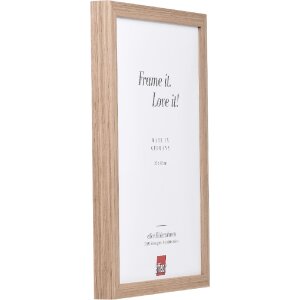 Cornice in legno Effect Profilo 54 Nocciole 18x32 cm con vetro museo