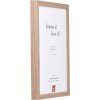 Cornice per foto in legno massello effect Profilo 54 Noce 23x70 cm con vetro museale