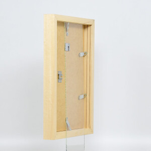 Cornice effetto legno profilo 55 naturale 13x13 cm vetro museo