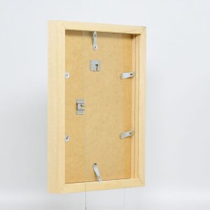 Cornice in legno ad effetto Profilo 55 naturale 18x32 cm Vetro Museo