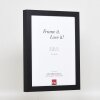 Cornice in legno ad effetto Profilo 55 nero 35x100 cm Vetro Museo