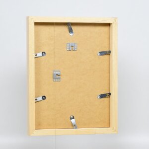 Cornice effetto legno profilo 55 naturale 40x40 cm vetro museo