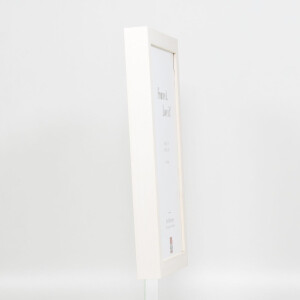 Cornice in legno ad effetto Profilo 55 bianco 42x59,4 cm Vetro Museo