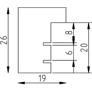 Cornice in legno Effect Profilo 58 Argento 9x13 cm Vetro Museo