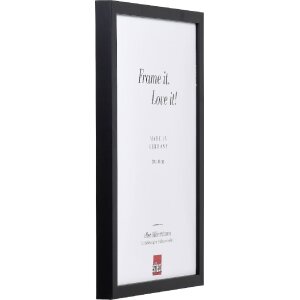 Cornice in legno Effect Profilo 58 Nero 13x13 cm con vetro museo