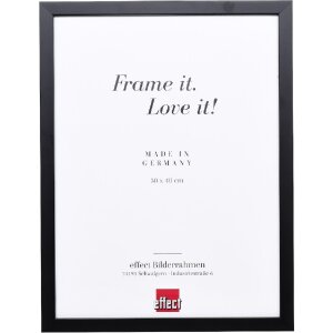 Cornice in legno Effect Profilo 58 Nero 42x59,4 cm Vetro...