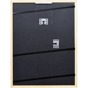 Cornice per foto in legno Effect Profilo 66 Nero 30x45 cm con vetro museo