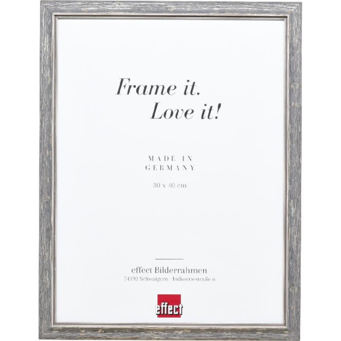 Cornice in legno Effect Profilo 67 Nera 30x45 cm con vetro museo