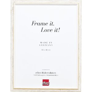 Cornice per foto in legno Effect Profilo 67 Bianco 30x45...