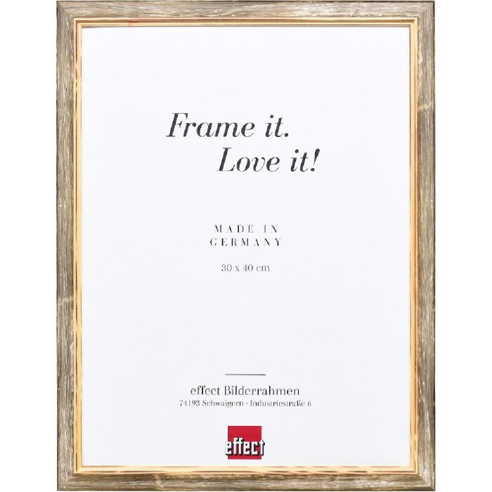 Cornice per foto in legno Effect Profilo 67 Marrone 62x93 cm Vetro museale