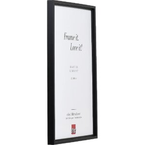 Cornice per foto in legno Effect Profilo 69 Nero 20x28 cm Vetro museo