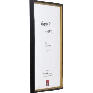Cornice per foto in legno Effect Profil 69 Oro 27x48 cm Vetro museale
