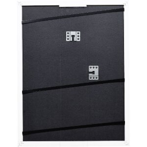 Cornice per foto in legno Effect Profil 74 Bianco 30x30 cm Vetro museale