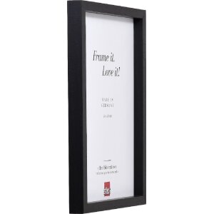 Cornice per foto in legno Effect Profilo 74 Nero 40x40 cm Vetro museale