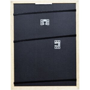 Cornice per foto in legno naturale Effect Profilo 74 42x59,4 cm con vetro museale