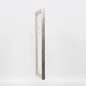 Cornice effetto legno profilo 85 argento 7x10 cm vetro museo