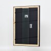 Cornice in legno ad effetto Profilo 85 Nero 29,7x42 cm Vetro Museo