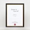 Cornice in legno ad effetto Profilo 85 Nero 29,7x42 cm Vetro Museo