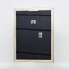 Cornice effetto legno profilo 85 argento 45x60 cm vetro museo