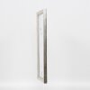 Cornice effetto legno profilo 85 argento 45x60 cm vetro museo