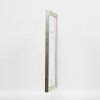 Cornice effetto legno profilo 85 argento 45x60 cm vetro museo