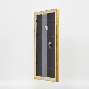 Cornice in legno effetto profilo 85 oro 50x60 cm vetro museo
