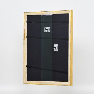 Cornice in legno effetto profilo 85 oro 50x60 cm vetro museo