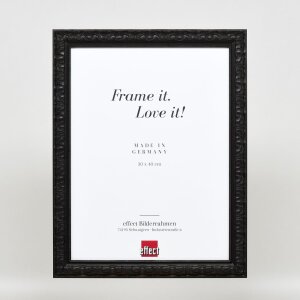 Effetto cornice in legno Profilo 94 nero 10x10 cm Vetro Museo