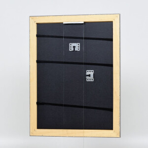Effetto cornice in legno Profilo 94 argento 20x20 cm Vetro Museo