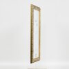 Cornice in legno effetto profilo 94 oro 23x70 cm vetro museale