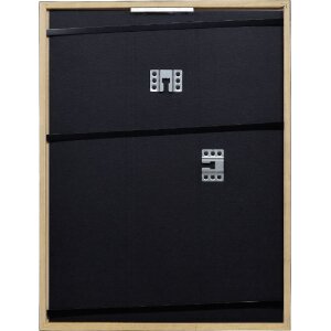 Cornice in legno Effect Profilo 2330 Nero 21x28 cm con vetro museale