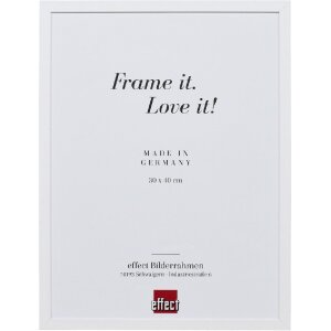 Cornice per foto in legno Effect Profil 2330 Bianca 27x48...