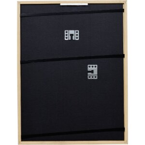 Cornice in legno Effect Profilo 2330 Bianca 50x50 cm con vetro museale