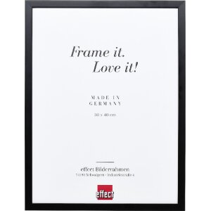 Cornice in legno Effect Profilo Top S nero 27x48 cm vetro...