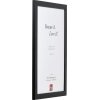 Cornice in legno Effect Profilo Top Pro nera 21x29,7 cm vetro museale