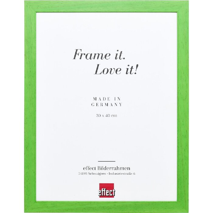 Cornice per foto in legno Effect Profil Top Pro verde mare 30x30 cm Vetro museo