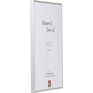 Cornice per foto antincendio Effect A1 Alu S1 29,7x42 cm argento vetro museale