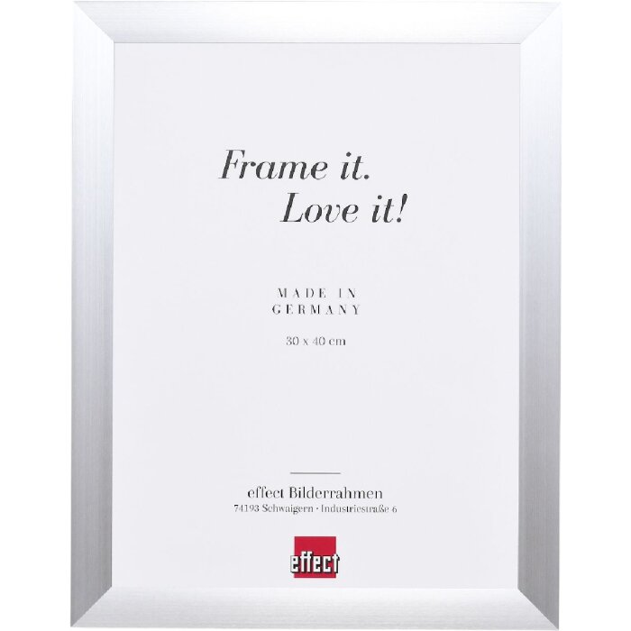 Cornice per foto Effect A1 Profilo S3 Argento 50x50 cm Vetro museale