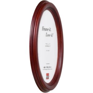 Cornice per foto ovale Effect HB 13x18 cm colore mahagoni